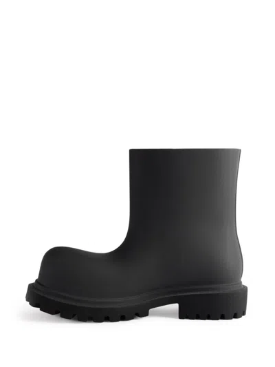 Balenciaga Black Eva Steroid Ankle Boots