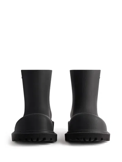 Balenciaga Black Eva Steroid Ankle Boots