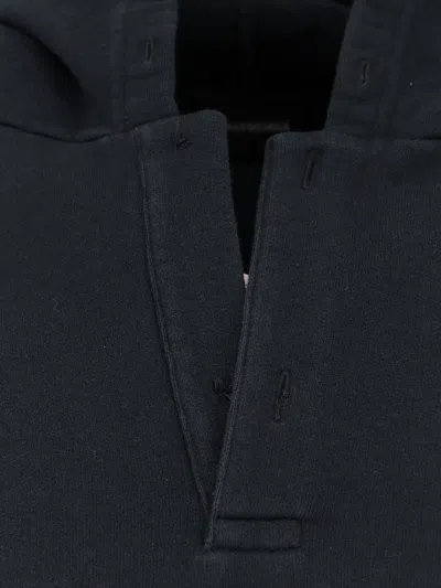 Balenciaga Relaxed-fit Cotton Hooded Sweatshirt With Design In Black