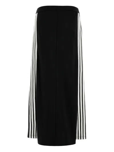 Balenciaga Cotton Long Skirt In Black