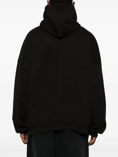 Balenciaga Beverly Hills Oversized Hoodie In Black