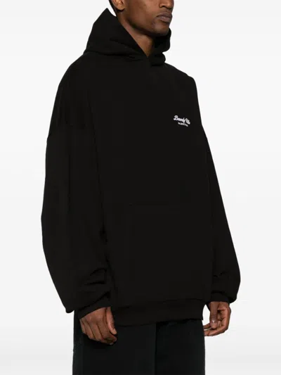 Balenciaga Beverly Hills Oversized Hoodie In Black