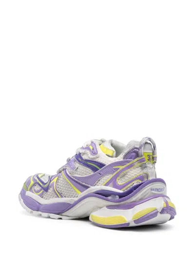 Balenciaga Runner 2 Lilac Yellow Polyurethane Sneakers In Purple