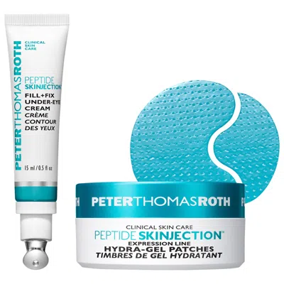 Peter Thomas Roth Full-size Peptide Skinjection 2-piece Skincare Set For Dark Circles In Blue