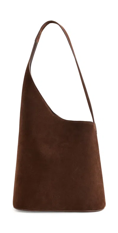 Aesther Ekme Lune Tote 238 Suede Cocoa In Brown