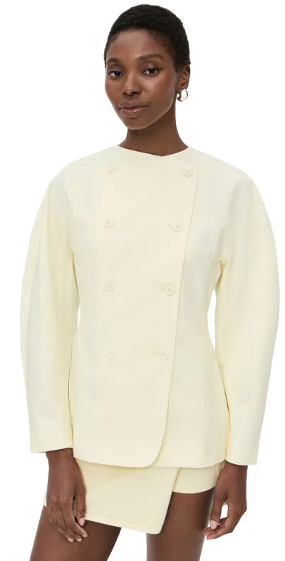 Lioness Primrose Blazer Cream In White