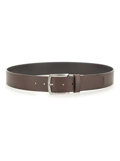 Hugo Boss Boss Belt Jorv_sz40 In Brown