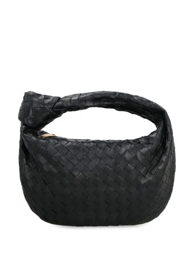 Bottega Veneta Women Jodie Small Leather Handbag In Black