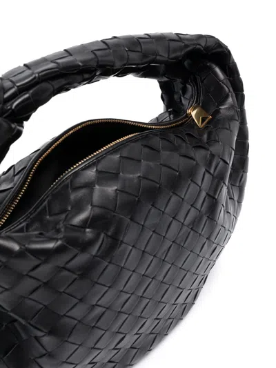 Bottega Veneta Women Jodie Small Leather Handbag In Black