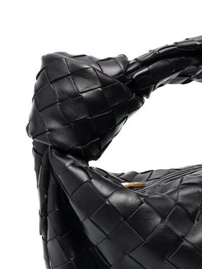 Bottega Veneta Women Jodie Small Leather Handbag In Black