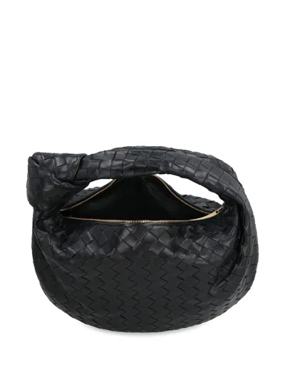 Bottega Veneta Women Jodie Small Leather Handbag In Black