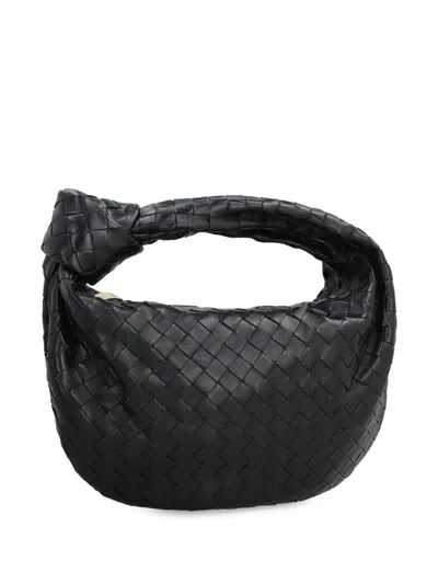 Bottega Veneta Women Jodie Small Leather Handbag In Black