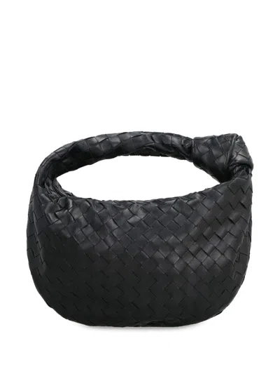 Bottega Veneta Women Jodie Small Leather Handbag In Black