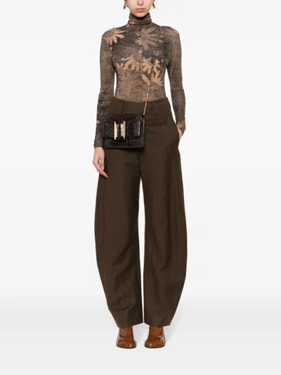 Boyy Women Buckle Travel Case Croco Embossed Leather Clutch Bag In Multi