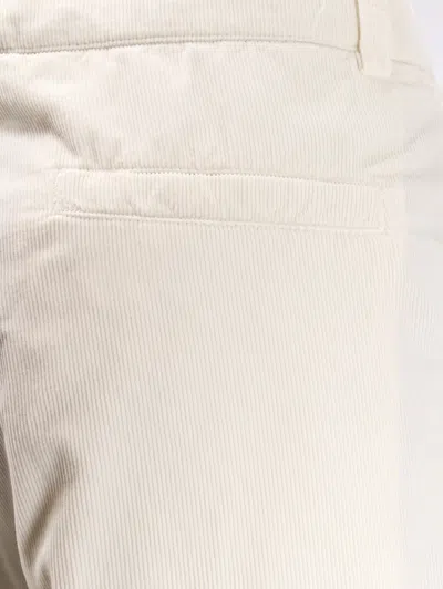 Brunello Cucinelli Men Corduroy Trousers In Neutral