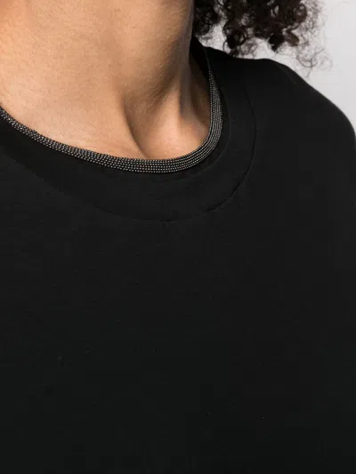 Brunello Cucinelli Cotton T-shirt In Black