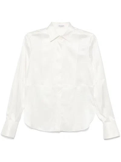 Brunello Cucinelli Shirts Light And Natural In White