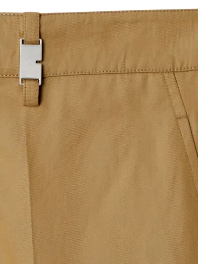 Burberry Men Cotton Trousers In Brown