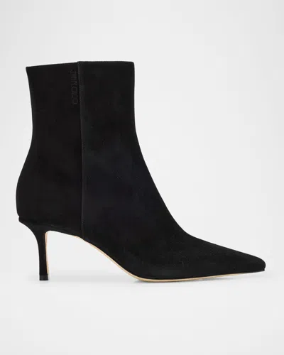 Jimmy Choo Camile Suede Ankle Boots In Multi