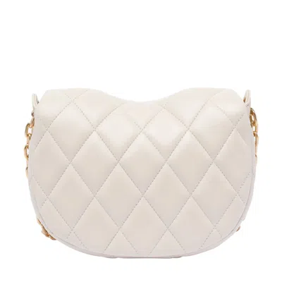 Burberry Small Rocking Horse Quilted Crossbody Bag In Gold