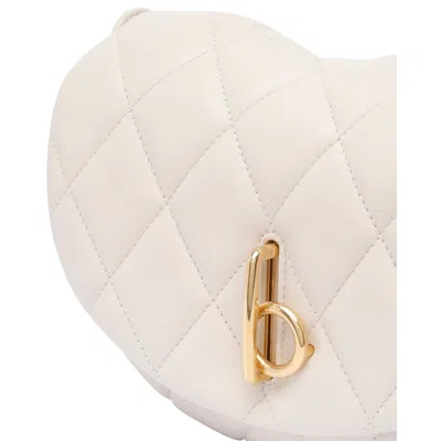 Burberry Small Rocking Horse Quilted Crossbody Bag In Gold