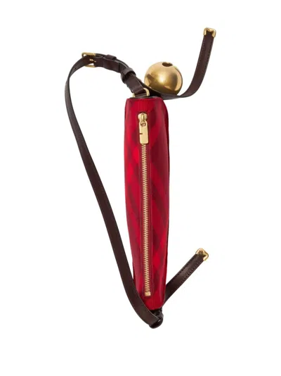 Burberry Mini Shield Sling Wool Shoulder Bag In Multi