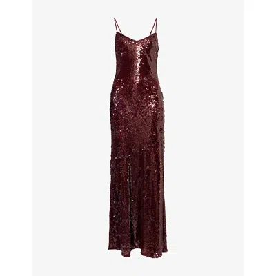 Reformation Drizzle Dress Es In Burgundy
