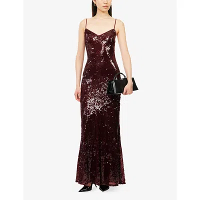 Reformation Drizzle Dress Es In Burgundy
