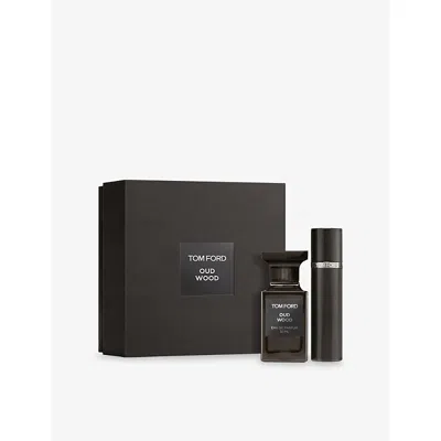 Tom Ford Mens Private Blend Oud Wood Eau De Parfum Set In Black