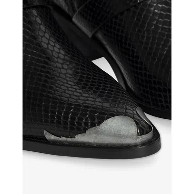 Zadig & Voltaire Tylow Wild Mirror Buckled Cowboy Boots In Multi