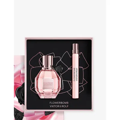 Viktor & Rolf Womens Flowerbomb Eau De Parfum Gift Set In Pink