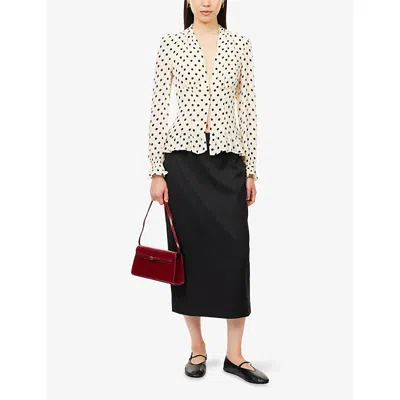 Reformation Maple Cream Blouse In Neutral