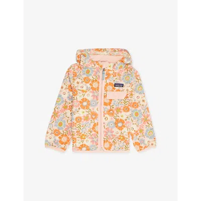 Patagonia Sunlit Pink Baggies Graphic-print Woven Jacket 12 Months- 5 Year In Multi