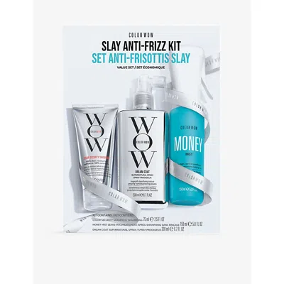 Color Wow Slay Anti-frizz Hair Kit In Transparent