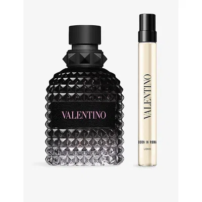 Valentino Beauty Womens Born In Roma Uomo Eau De Parfum Gift Set In Transparent