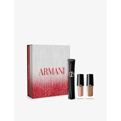 Giorgio Armani Vertigo Mascara And Eye Tint Gift Set In Neutral