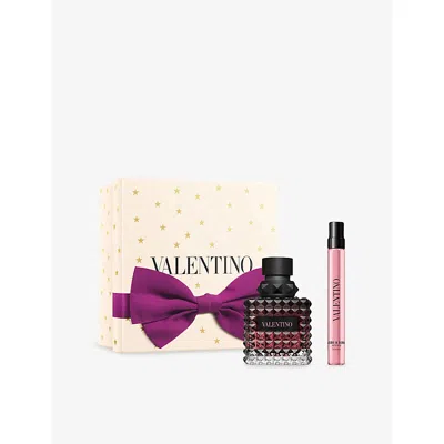 Valentino Beauty Womens Born In Roma Intense Donna Eau De Parfum Gift Set In Multi