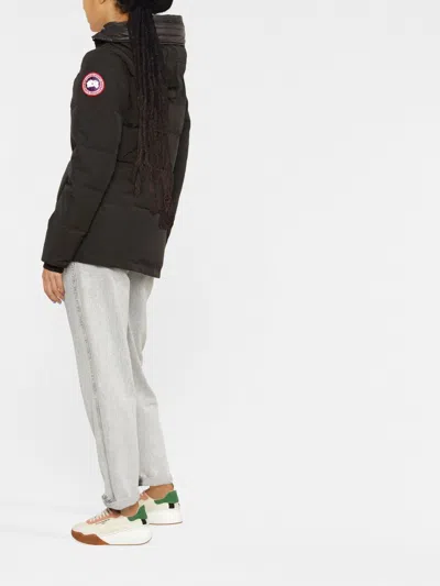 Canada Goose Black Polyester Blend Chelsea Parka In Multi