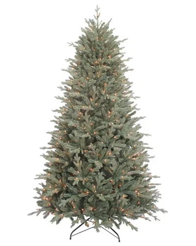 Kurt Adler 7.5-foot Pre-lit Blue Spruce Tree In Green