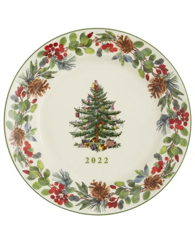 Spode Christmas Tree Annual Collector Plate 2022 In Multi