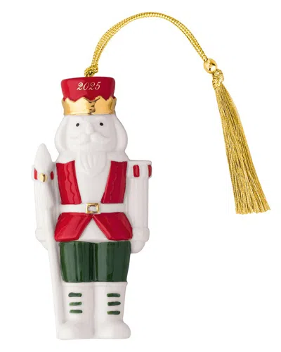 Villeroy & Boch Christmas Classics Nutcracker Dated Ornament 2025 In Multi