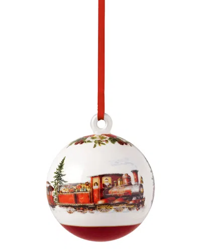 Villeroy & Boch Annual Christmas Edition Ball Ornament 2025 In Red
