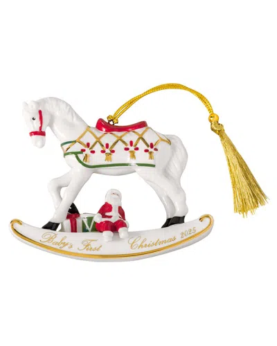 Villeroy & Boch Christmas Classics Annual Rocking Horse Ornament 2025 In Multi