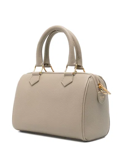 Celine Women Cuir Triomphe Boston Small Borsa A Mano In Gray