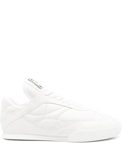Chloé Womens Winter Wht Kick Brand-patch Leather Low-top Trainers Eur 36 / 3 Uk In White