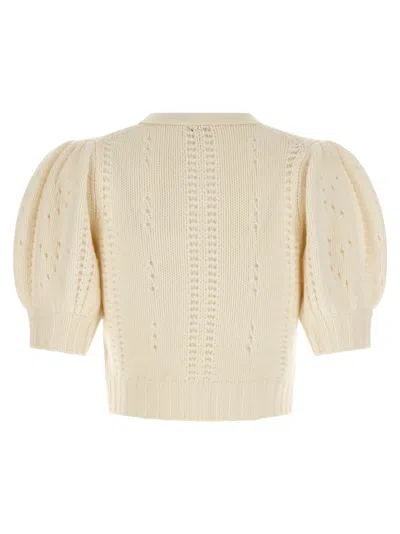 Chloé Chloè Wool Top In Neutral