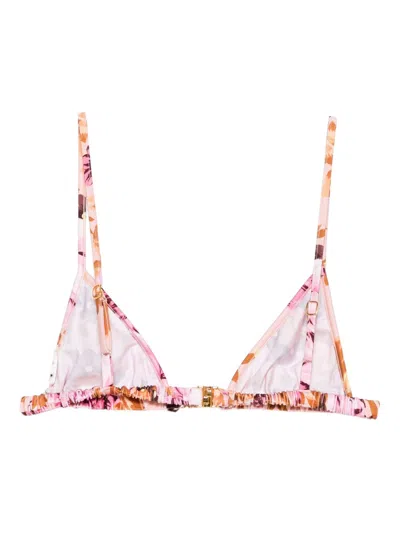 Chloé Chloè Triangle Bikini Top In Multi