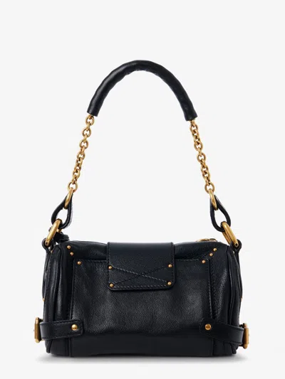 Chloé Black Leather Small Paddington Shoulder Bag