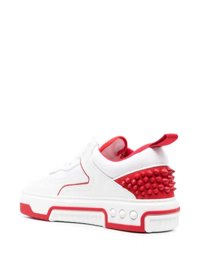 Christian Louboutin Women Astroloubi Leather Sneakers In White