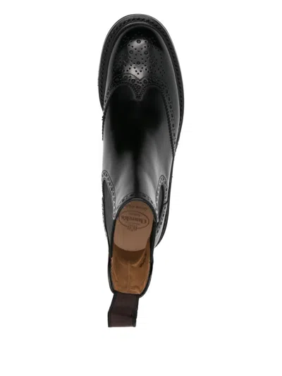 Church's Leather Chelsea Boots In Black